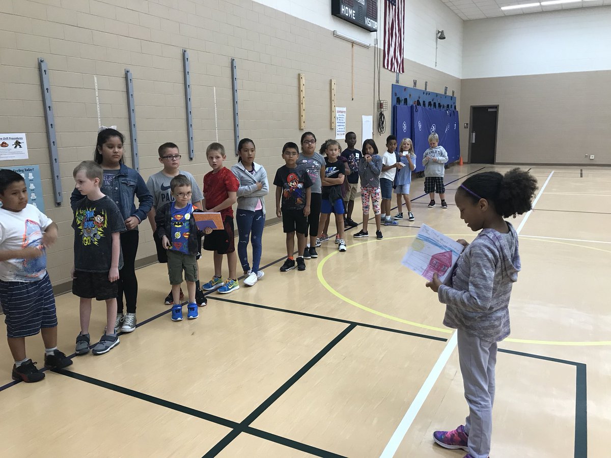 Thanks <a href="/chrismodglin/">Chris Modglin</a> for letting us share our writing with you during PE today. #weareauthors <a href="/SFE_3820/">SFE Elementary</a>