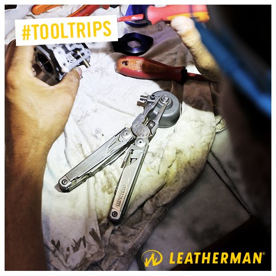 LeathermanGer's tweet photo. Auf seinem Sail &amp; Run Trip wird Christian Schiester ganz bestimmt nicht langweilig: Hier ein bisschen basteln, da etwas reparieren. Und sogar wenn der Vergaser verstopft ist, steht ihm sein Leatherman zu Seite. #LeathermanDE #ToolTrips https://t.co/r0GyPshvqu