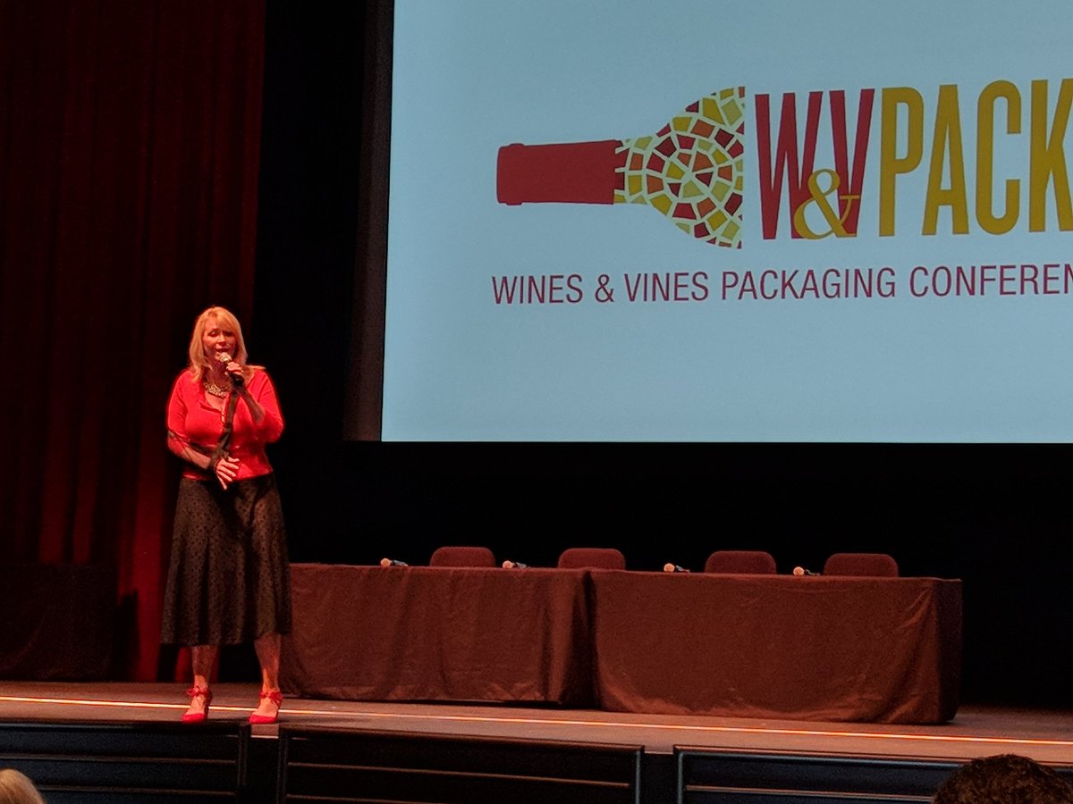 WineIndustry's tweet photo. "Packaging tells a visual story" - @lesliesbrocco #WVpack https://t.co/2IGgBzHUBC