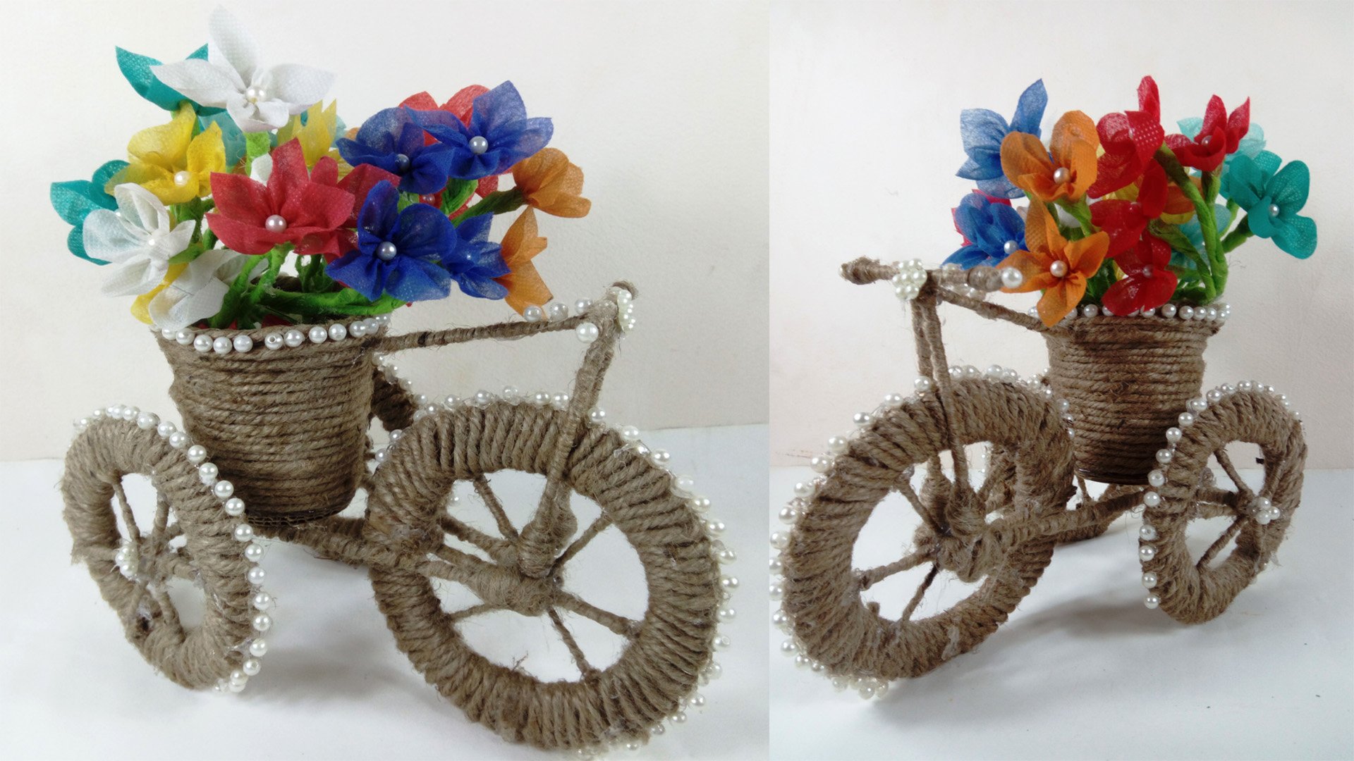 Craft Corner on Twitter: "DIY Bicycle with waste material | bicycle