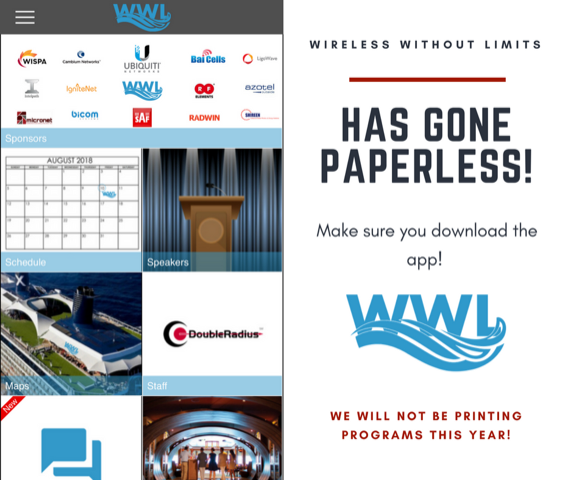 Don't forget that #WWL2018 has gone #paperless this year! Download our app before you get onboard! hubs.ly/H0dbZ_R0