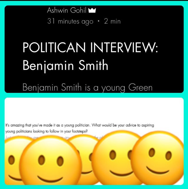 ashinterviews's tweet photo. “What would be your advice to aspiring young politicians?” Read my #interview with @bsmith199731 which is AVAILABLE NOW to find out the #answer plus many others! Go to: https://t.co/Uylbf8CIOu and become a #FREE member! 😁💯 #AshwinsInterviews 👔✏️ https://t.co/1i0ECqbbJv