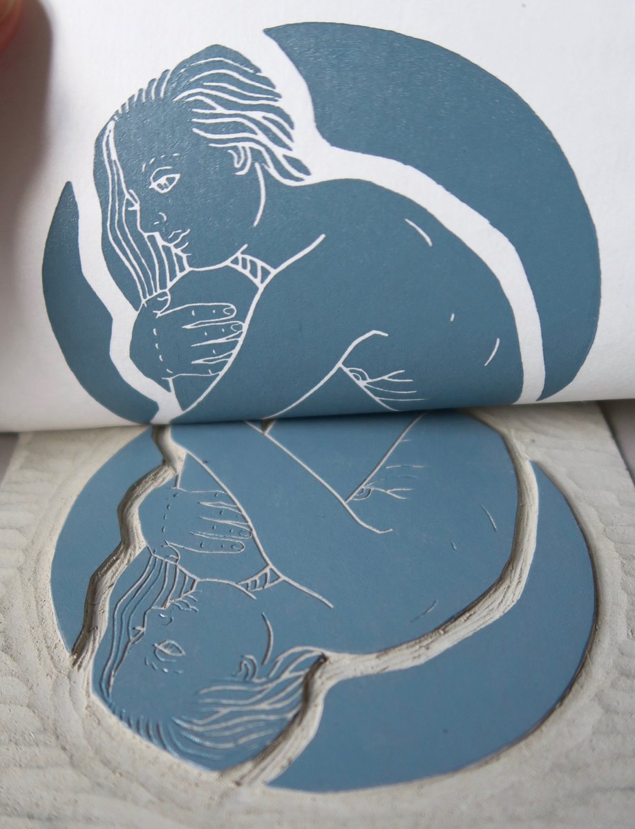 Join my mini print club at the link here: ellenvonwiegand.com/monthly-print-… 

 #linocut #linocutart #blockprints #printed #originalprints #ink #stamp #nudeart #art #artist #arte #artoftheday  #arts #artgallery #artists #artlife #artlovers #womenempoweringwomen #womeninart #womeninbusiness