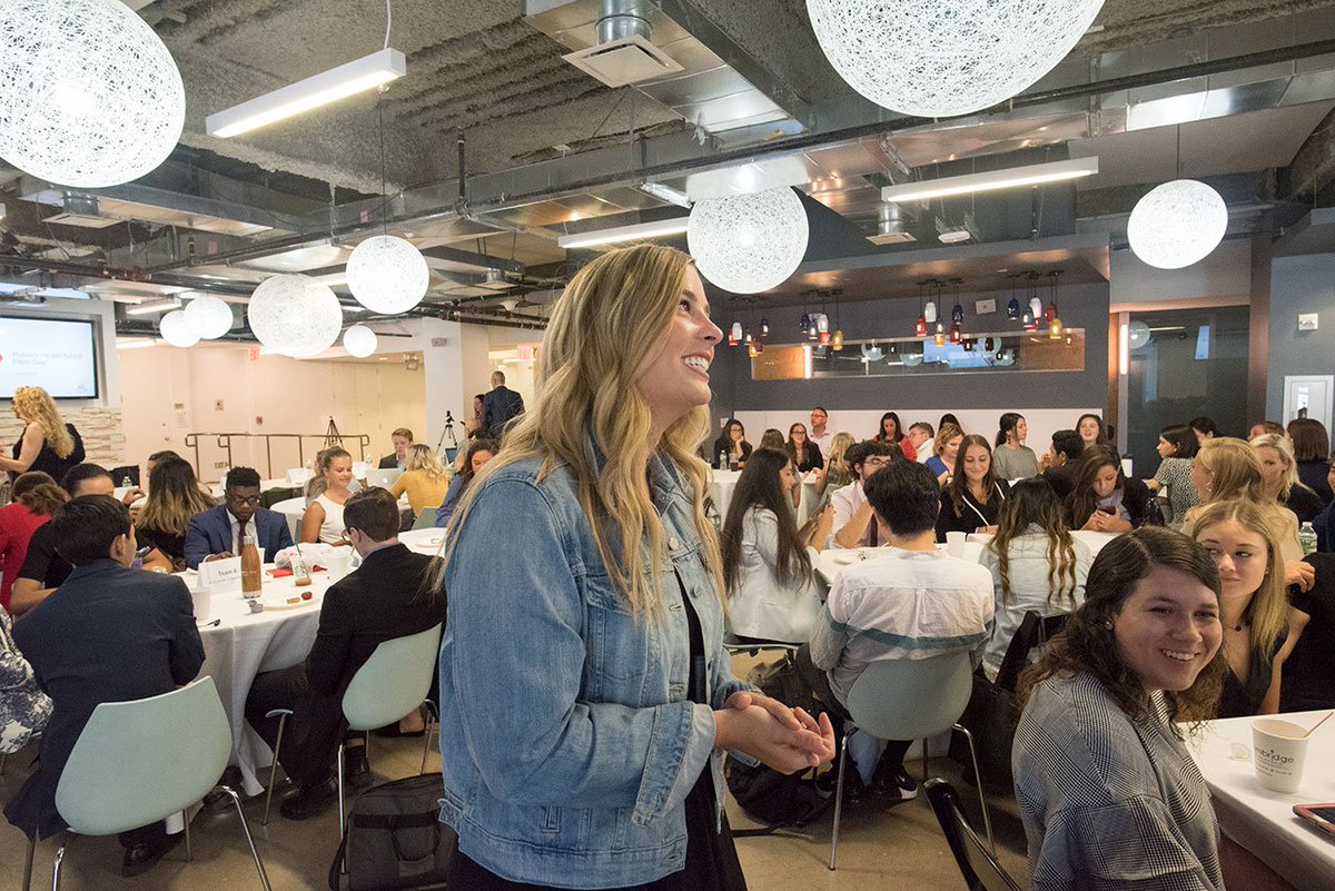 PublicisHealth's tweet photo. We're 💯 status! Our summer internship program was named to @wayup's top 100 internships! 25,000 students voted 🙌 and gave us the 👍🏾. Having the students #internwithpurpose & #curestigma w/ @NAMICommunicate was 😁 ! Congrats to all the winners! https://t.co/WP9WoyJ4Qr https://t.co/oqtjIC0oyR