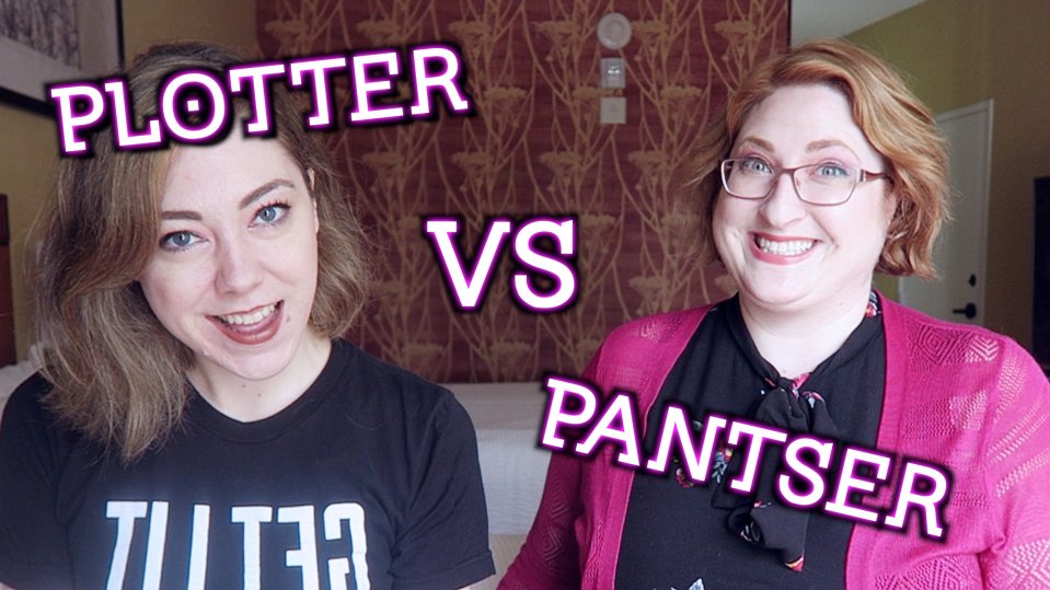 kat_tastic's tweet image. NEW VIDEO IS LIVE! let&apos;s chat writing process w/ special guest @alexadonne! which side do you claim in this battle: #TEAMPLOTTER OR #TEAMPANTSER? XD youtube.com/watch?v=eineYK…