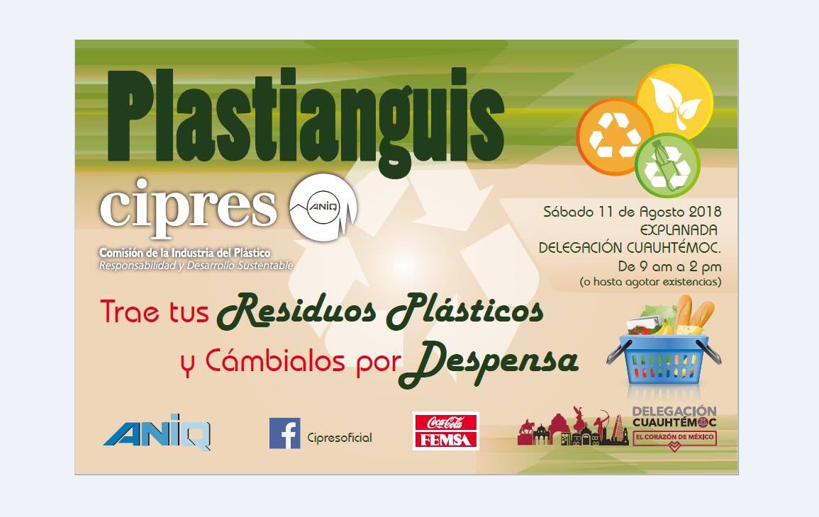 resirene1's tweet photo. Los esperamos éste sábado 11 de Agosto en el #plastianguis . Lleva tus residuos #plásticos para que sean reciclados y cámbialos por productos de la canasta básica. Fomentemos el #reciclaje y la disposición adecuada de los residuos plásticos. @ANIQuimica @DelCuahutemoc https://t.co/IdF9watLyl