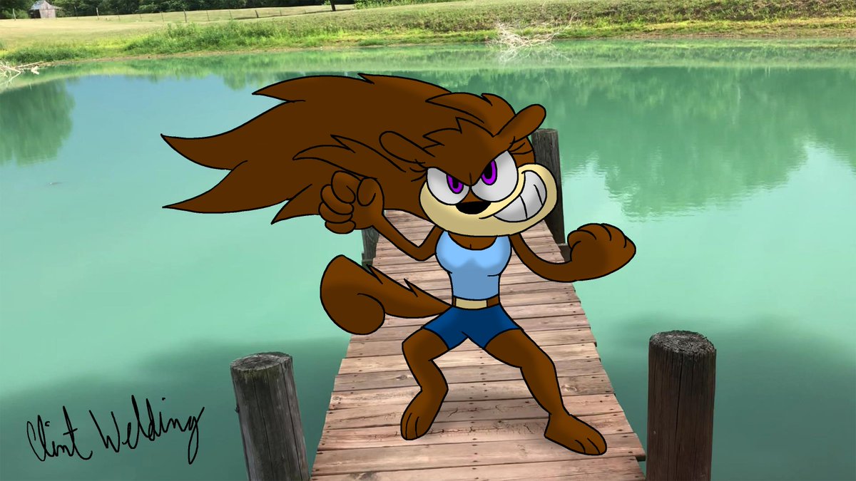 SpongicX's tweet photo. Artwork of #Treela
“Knick, Clunk, and Treela” is a series concept created by, and property of Clint Welding/SpongicX
Link to Deviantart Page - https://t.co/ke29PaVcFY
Link to Youtube Page - https://t.co/iq4hCdKcry
#squirrel #cartoon #art https://t.co/P8qMc0sifE