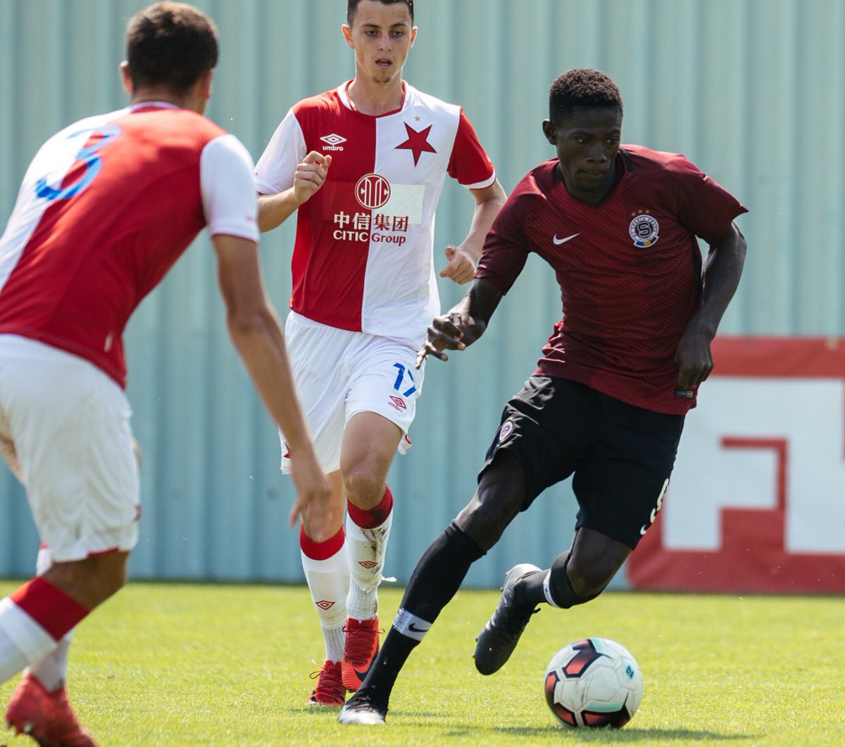 DreamsFootballC's tweet photo. DREAMS GLOBAL: Sharani hits double in Prague 

•The Still Believe FC product was only making his third appearance since joining the Czech giants.

•Signed on a season long loan by Sparta Prague with an option for a 3 year permanent deal.

•More goals 🔜😎 https://t.co/Hc94V9WQcT