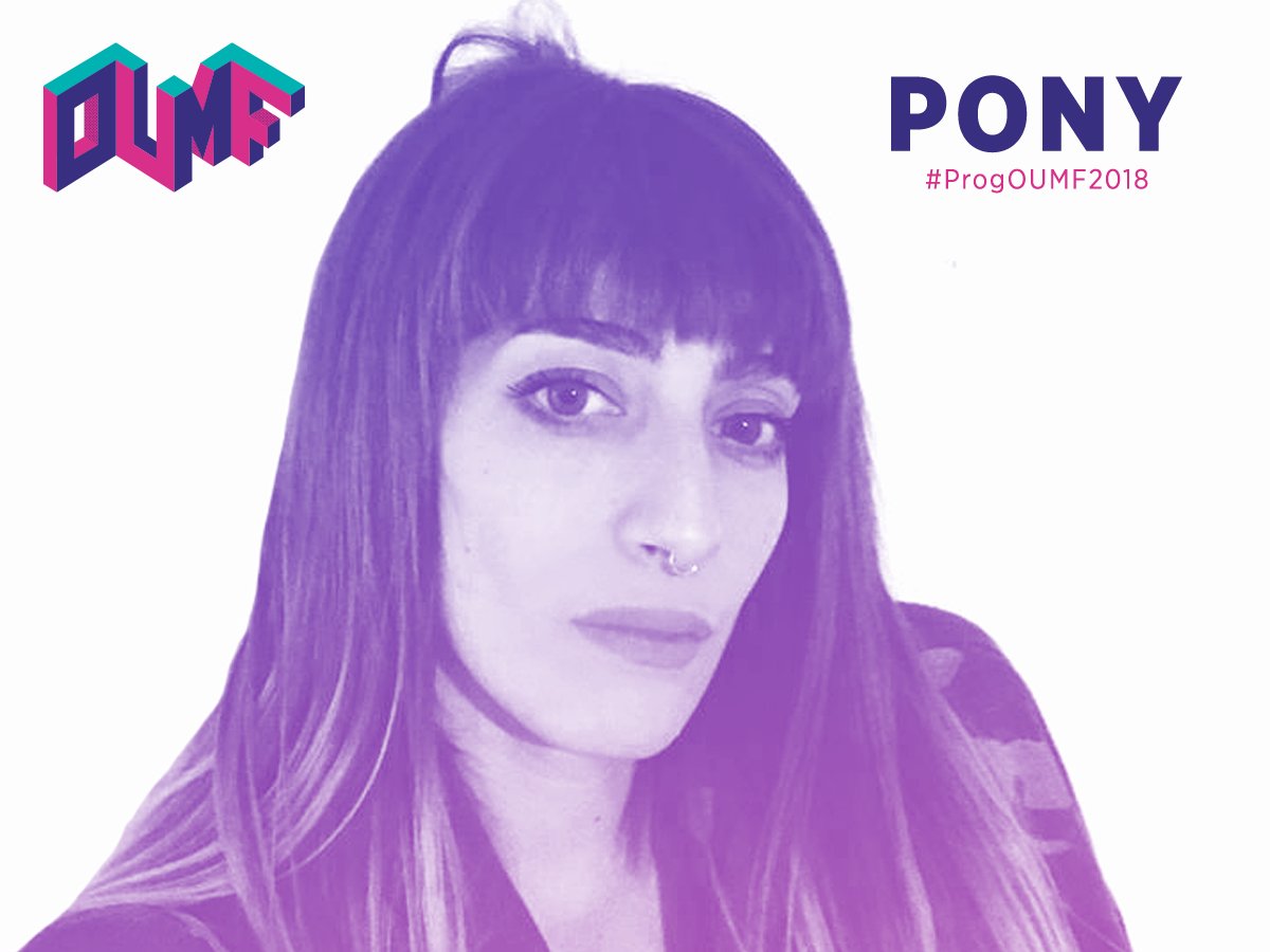 OUMFmtl's tweet photo. #ProgOUMF2018 I A nice surprise awaits you this year for the 8th edition of OUMF.
The multi-talented artist Pony will be one of our renowned guests.
She will have her dedicated space during the #OUMF2018
For discover her work 👉  https://t.co/UU0h443ydc
Come to see her!
#OUMF2018 https://t.co/cNhaoNmU5E