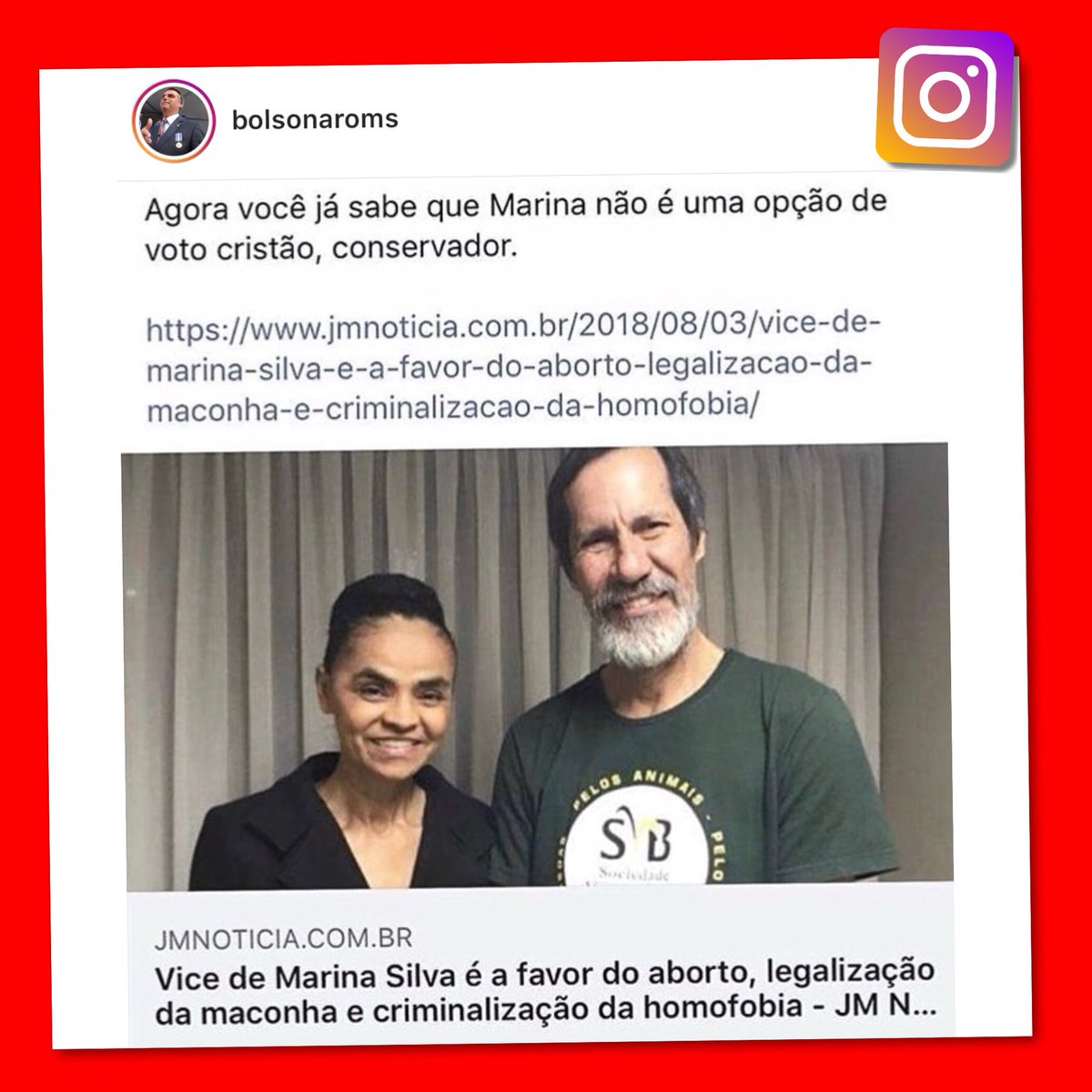 Você sabia que o vice de Marina Silva é a favor do aborto, legalização da maconha e criminalização da “homofobia”?