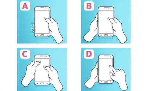 スマホの持ち方占いが話題！あなたはどのタイプ？