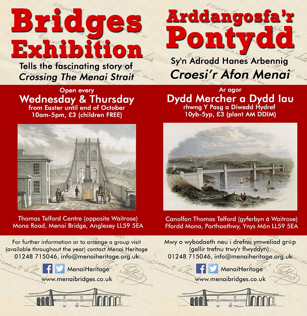 MenaiHeritage's tweet photo. Thomas Telford, who built the Menai Suspension Bridge, was born #OnThisDay in 1757. Read about him at https://t.co/1dQ1KnzOMQ or learn more by visiting the Menai Heritage exhibition https://t.co/MybFfhSbwo https://t.co/Rtr9PeLKxE