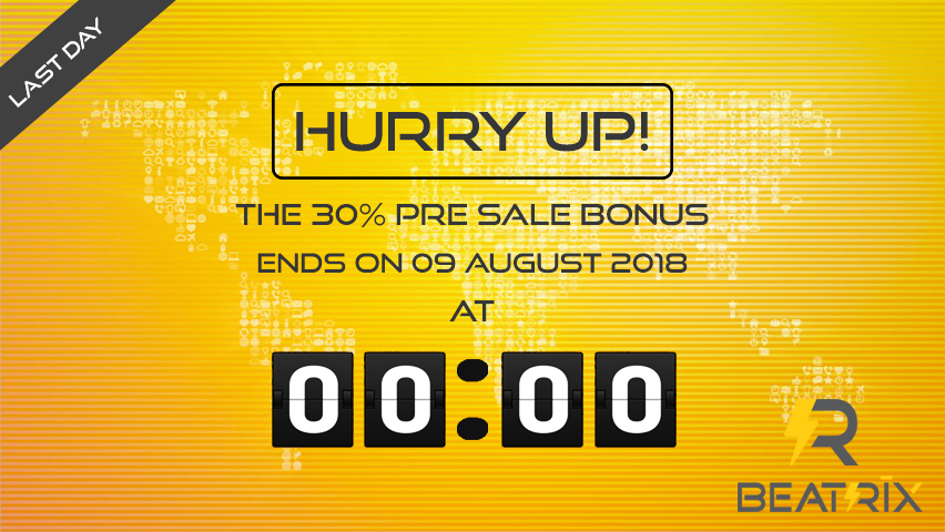 BeatrixICO's tweet photo. 30% PRE SALE BONUS ends tonight at midnight.
Get your RĪX: https://t.co/2Ob03D3ja3
#beatrīx #beatrixico #presale #africa #developingafrica #electricityforafrica #electricityandtelecommunications #energysolution #sustainable #greenelectricity #greenico #socialico #returnonsociety https://t.co/KdMFEjTWSh