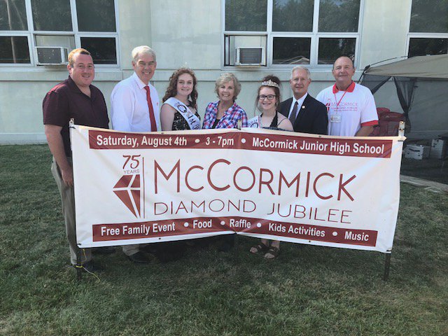Thanks to all who attended the McCormick Diamond Jubilee this weekend.  #Huronproud