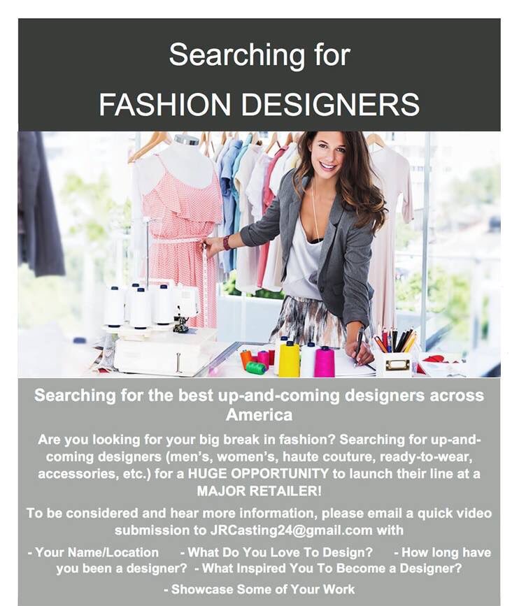 FGI DC (@fgidc) on Twitter photo Attention all up-and-coming fashion designers! This contest offering an opportunity to launch your line at a MAJOR RETAILER is for you.
Please email a quick video submission to JRCasting24@gmail.com. Reference the photo for video submission requirements #emergingdesigner #fgidc Attention all up-and-coming fashion designers! This contest offering an opportunity to launch your line at a MAJOR RETAILER is for you.
Please email a quick video submission to JRCasting24@gmail.com. Reference the photo for video submission requirements #emergingdesigner #fgidc