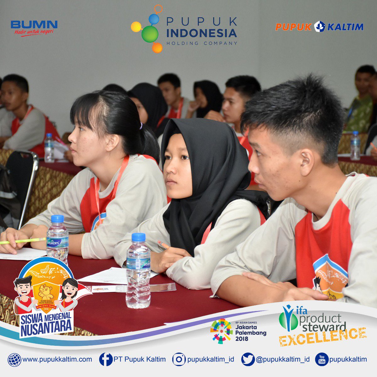 pupukkaltim_id's tweet photo. Selamat malam sobat PKT..
Selamat untuk 23 peserta Siswa Mengenal Nusantara yang berasal dari 20 SMA/SMK &amp; 3 SLB  di Provinsi Kalimantan Utara. @pupuk_indonesia
@BUMN_SMN @KemenBUMN
@BUMN_Bergerak

Cek selengkapnya:
https://t.co/OyO7joBesp https://t.co/upCx1aZqrS