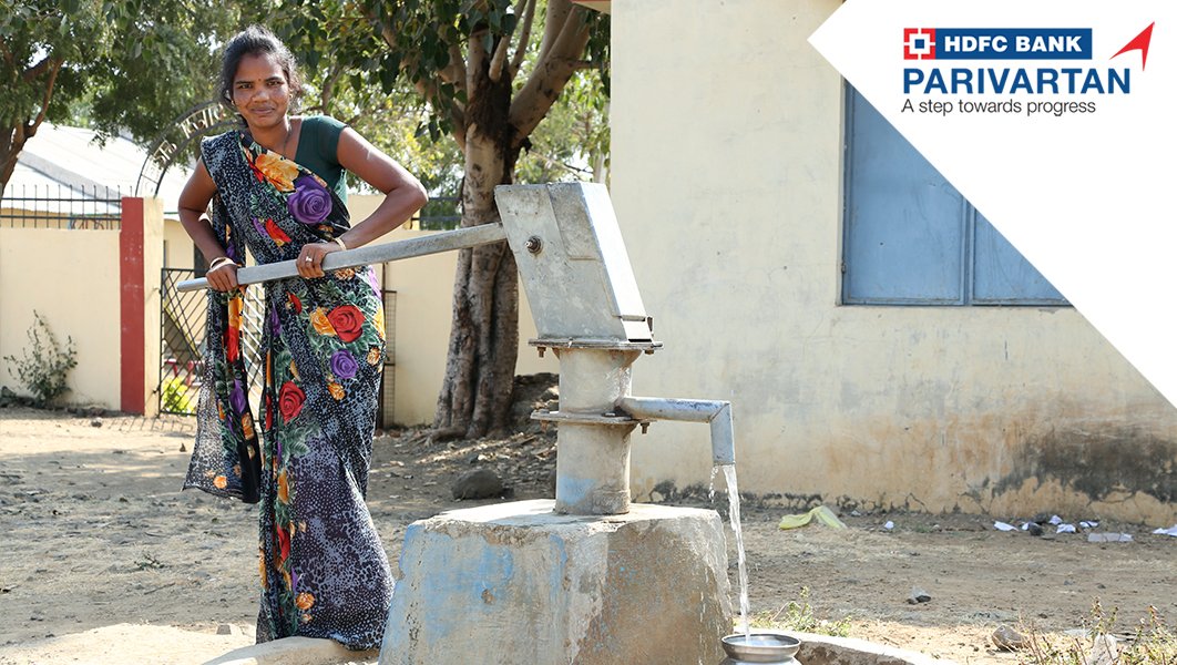 NusratHDFCBank's tweet photo. Scarcity of water in many parts of India &amp; unhygienic living conditions have been the cause of several water borne diseases. @HDFC_Bank is working towards providing access to safe drinking water &amp; hygienic sanitation facilities. Read: https://t.co/FVITbRkHyP #AStepTowardsProgress https://t.co/OjlJklKsLL