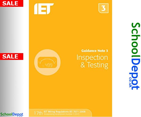 SchoolDepotCoUk's tweet image. Guidance Note 3 Inspection  Testing schooldepot.co.uk/B/9781849198738 #TheInstitutionofEngineeringandTechnology #GuidanceN