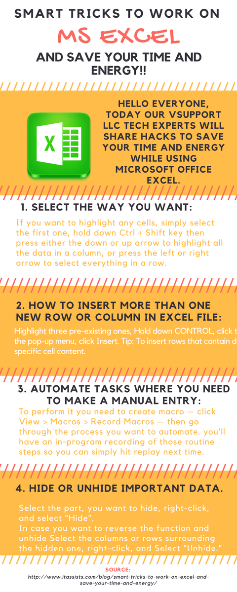 Vsupportllcs's tweet photo. Do you know about Smart tricks to work on excel and save your time and energy!!
Read the full article: https://t.co/4QvVHENEbs
#vsupportllc #microsoft #msexcel #smarttricks #diy #tips https://t.co/Z03bB5J8QC