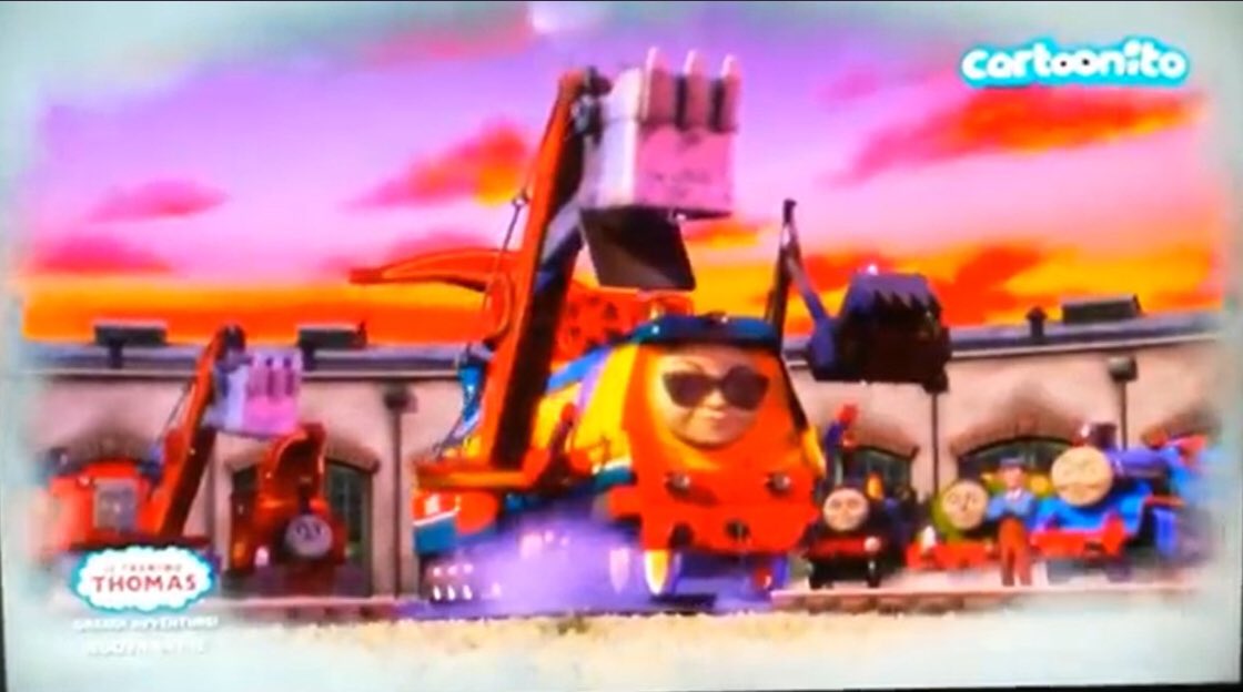 engine_emerald's tweet image. Look like rebecca have some claws and sunglasse sorry if i can’t spell it right