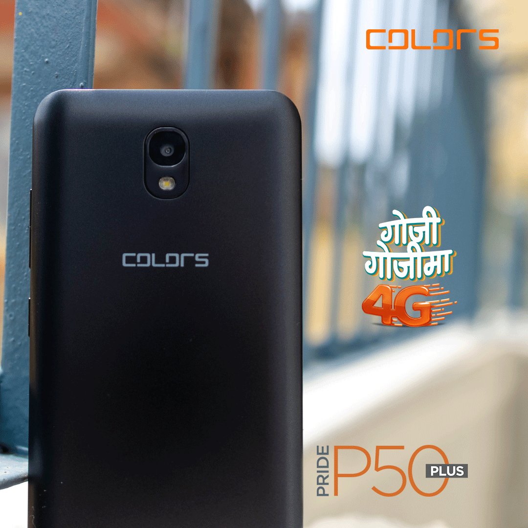 Colors_Nepal's tweet photo. Show off your Colors P50+ that has an elegant design and stunning looks 😍😍
 #ColorsMobileNepal #colorsp50 #plus https://t.co/6jtVUS9DVg