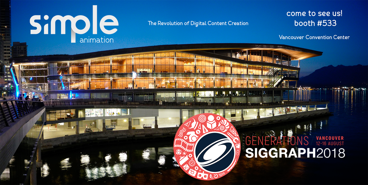 RenderfarmES's tweet photo. Few hours left to fly to @siggraph in Vancouver. Come to see the newest features of the virtual animation studio platform that will change the digital content creation. @Simpleanimat booth #533 https://t.co/HAAgUDcs9i