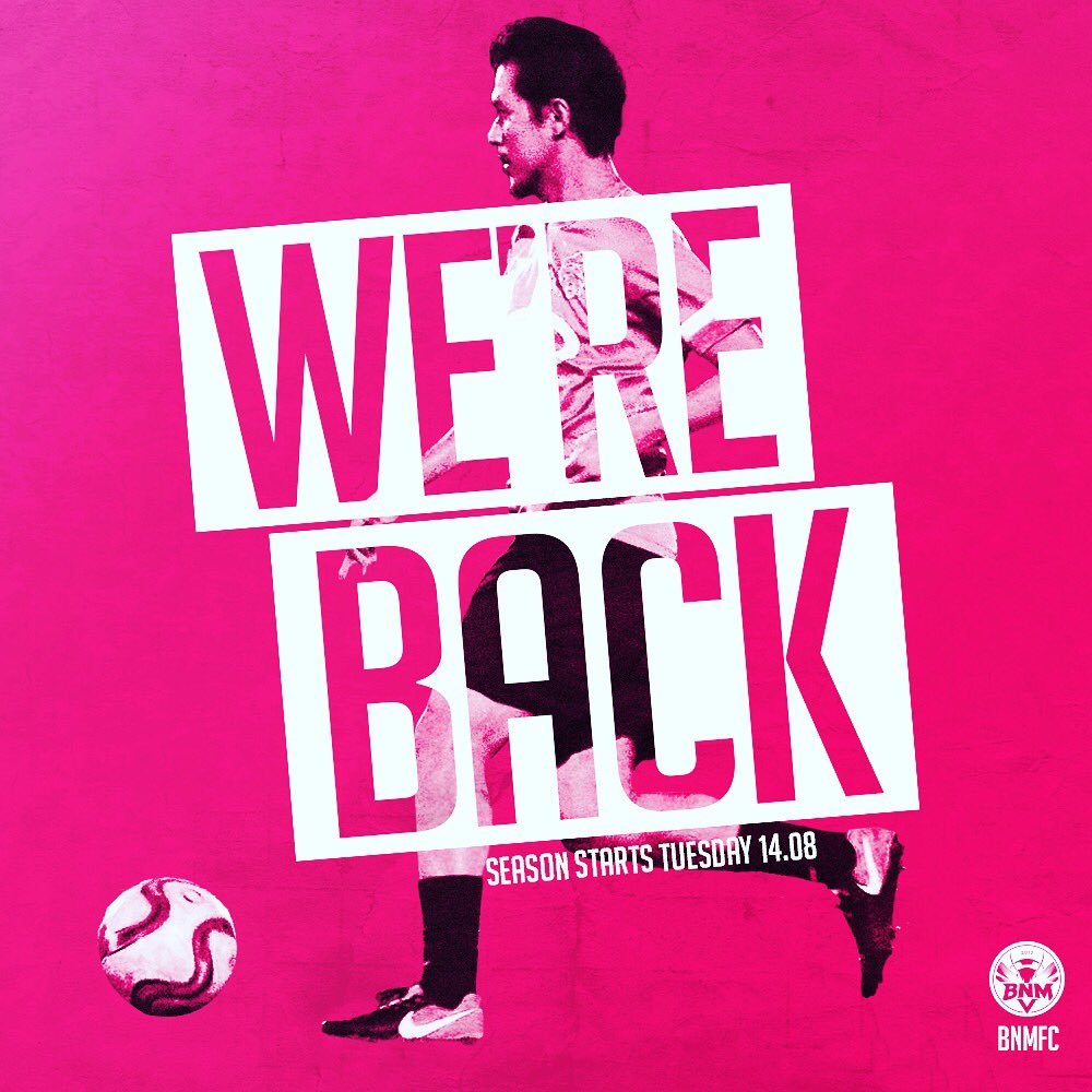 wearebnmfc's tweet photo. Weβve been away for sometime but now weβre back! New season, new chapter. Exciting times ahead.
Stay tune!
#bnmfc https://t.co/VtClj6GDU9