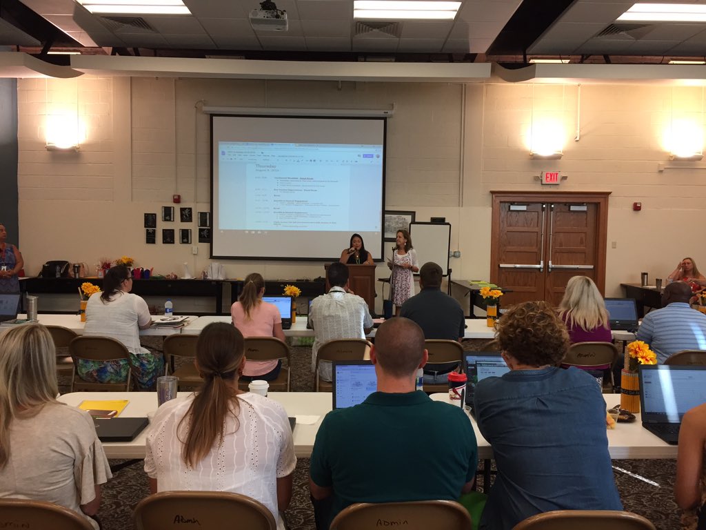 drsefrit's tweet photo. Last day of NTO! Getting ready for the new school year! #Reach #Teach #Empower #SCSDunited https://t.co/tRMatiuEXf