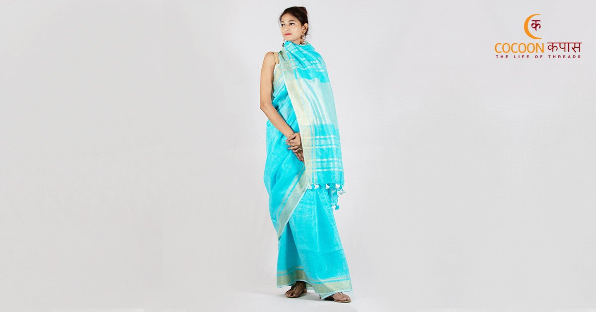 Linen Sarees give you an edge over the Traditional ones, as they complement Bold Designs and Vivid Colors.

Shop this beautiful Linen Saree here 👉 bit.ly/2vvDi9p
#cocoonkapas #linen #sarees #festivalfashion #handloom #linensarees #linensareesonline #purelinensareesprice