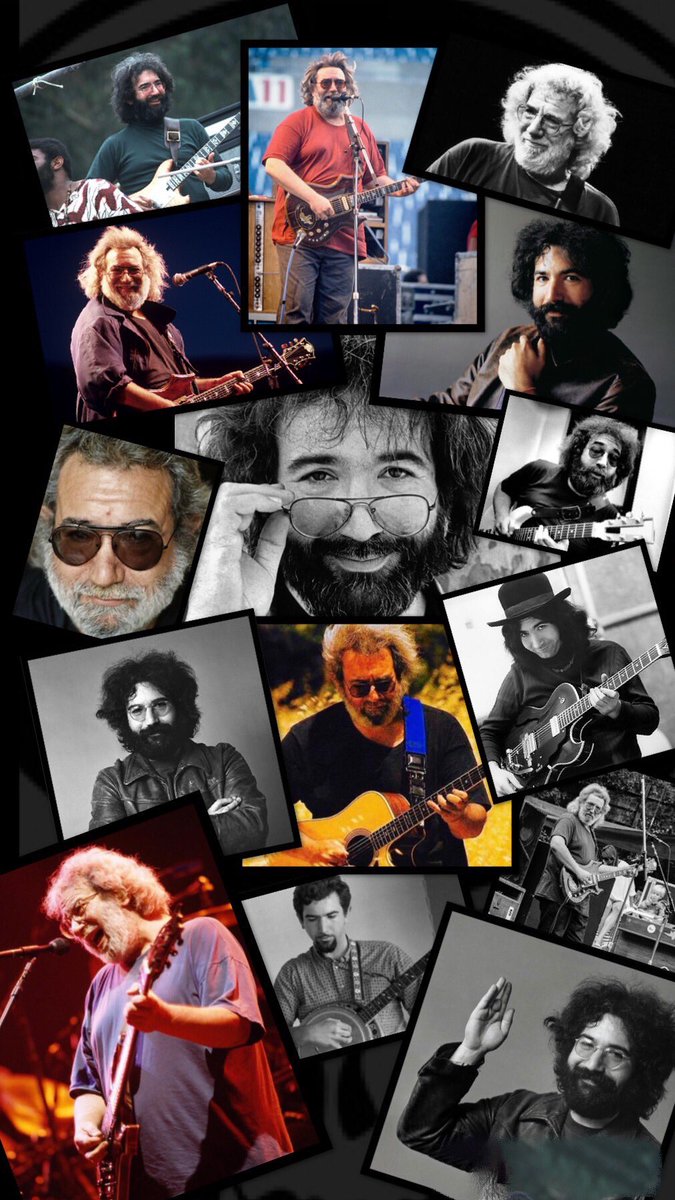 GratefulDeadHub's tweet image. #PhotoOfTheDay (we couldn’t pick a photo of Jerry we liked best on this day, so we decided to go with 15 of them. We miss you Jerry. Hope you found your way home. @jerrygarcia @GratefulDead