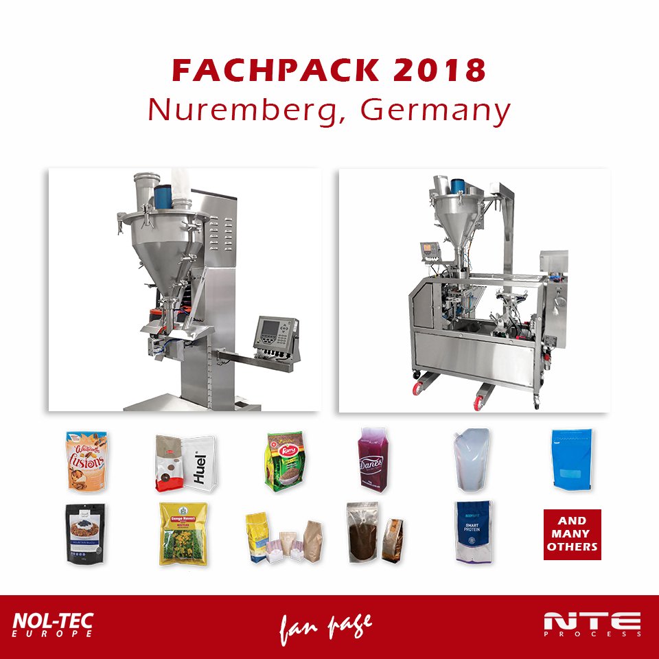 NTEprocess's tweet photo. From 25 to 27 September we will exhibit at #Fachpack in #Nuremberg with our technologies dedicated to the packaging process. #nolteceurope #nteprocess
Request your Free Ticket: https://t.co/eKCbpipgDm https://t.co/3nN0k9Pn1z