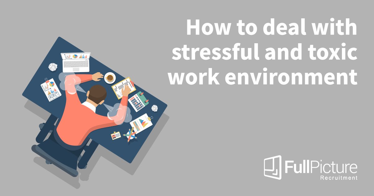 FullPicture_Rec's tweet image. Is the thought of going to work is stressing you out? Do you feel undervalued in your role? Do you feel victimised? These symptoms more than likely mean you’re working with toxic colleagues in an unhealthy work environment. Find out what you should do here bit.ly/2OoaC9r