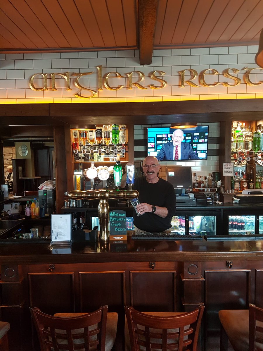 Great to welcome <a href="/liam_beckett/">Liam Beckett MBE</a> over for lunch today. Hope you enjoyed all that <a href="/ChrisFurey2/">Chris Furey</a> and <a href="/anglersbenone/">Anglers Rest Benone</a> has to offer.
P.S. <a href="/GemmaCaldwell2/">Gemma Caldwell</a> could be doing with some help behind the bar this weekend if you're free😁 #anglersrest #goodguinness