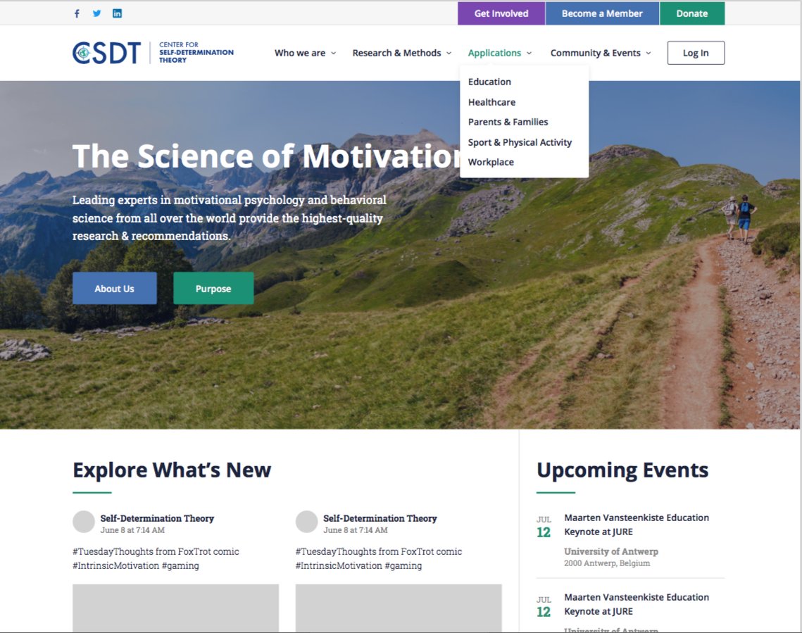 What's happening? Glad you asked...
Don't miss #SDT2019 conference updates and more - mailchi.mp/selfdeterminat…