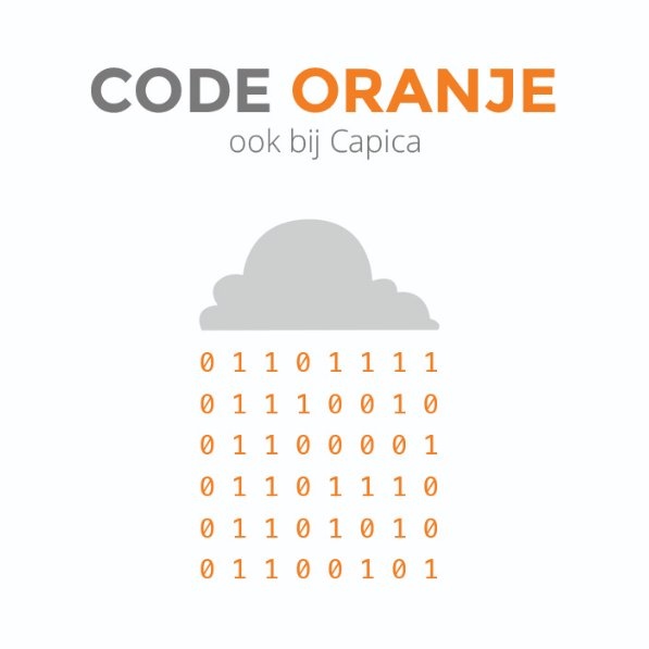 Waarschuwing! Niet alleen Code Oranje in het westen van het land maar ook bij ons! #nerdalert #kraakdecode #capica #intranet #codeoranje