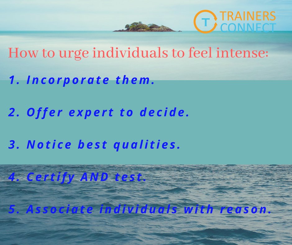 Corporate Training: How to urge people to feel intense?
<a href="/TrainersConnect/">Trainers Connect</a> #college #corporate #training