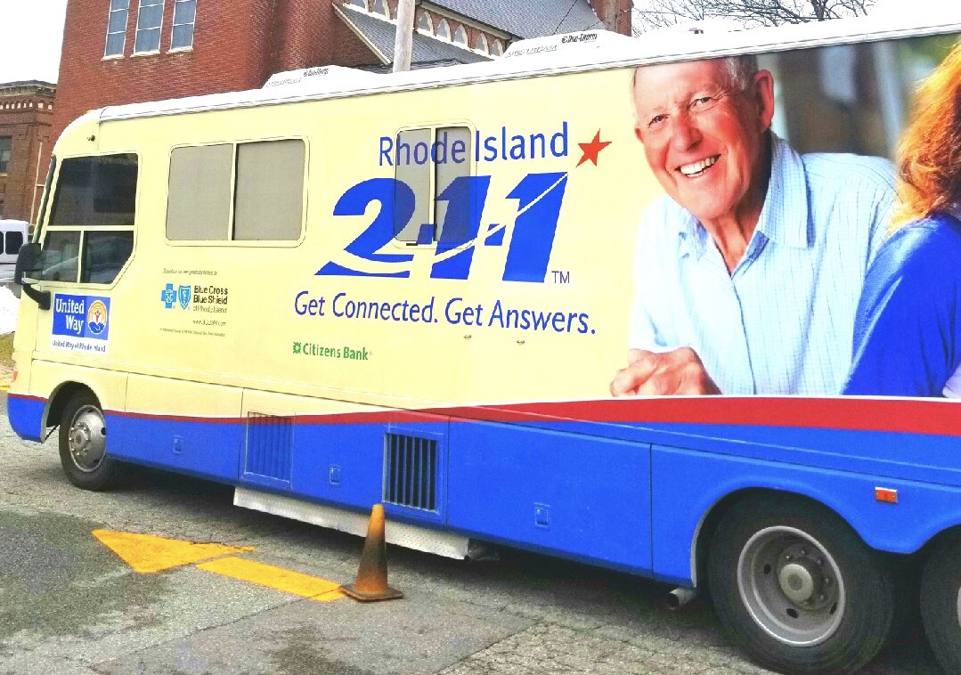 RIVetsDirector's tweet photo. Whenever there’s Outreach to be done, the @liveunitedri 211 Team is on it! Across the Ocean State, the Band is ready to provide social services; remember, just #Ask4Dave https://t.co/XOQTxq3vAq