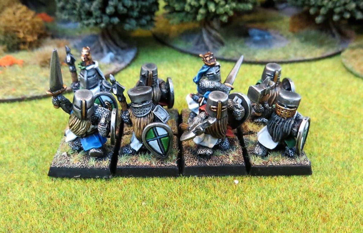 Miniatory's tweet image. Dwarfs veterans unit