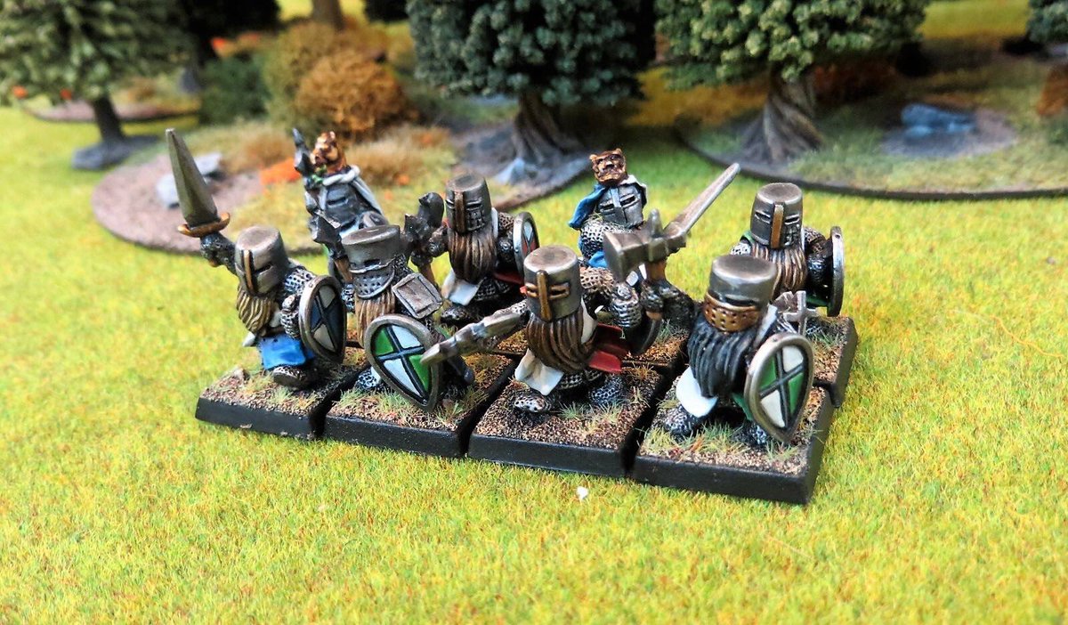 Miniatory's tweet image. Dwarfs veterans unit