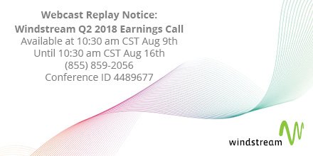 WindstreamIR's tweet photo. https://t.co/iwgVsOsRUz