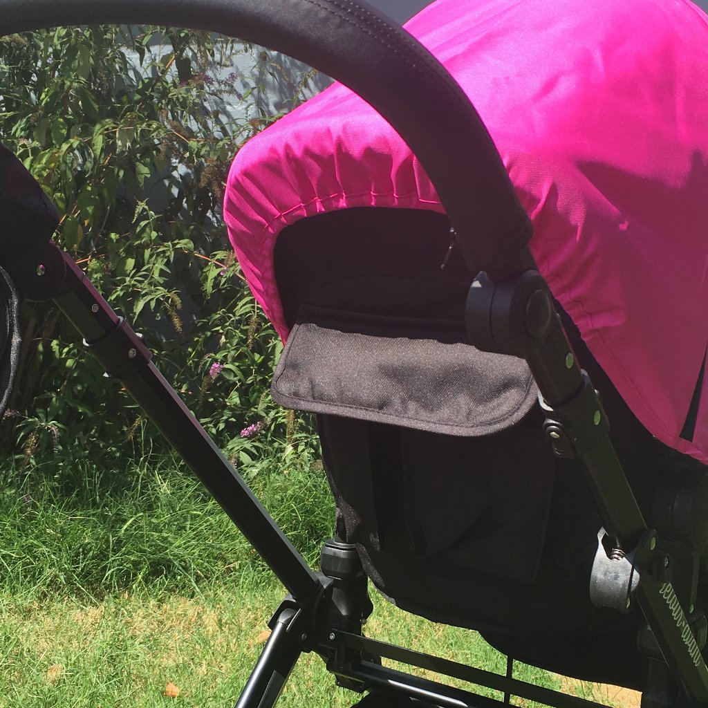 What do you keep in your stroller's pocket? #pocket #stroller #babygear #baby #toddler
