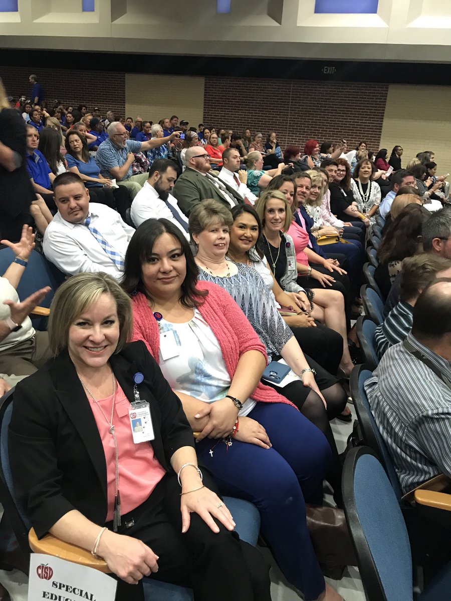 Convocation 2018. #getthispartystarted #CastleberryIsd  @chazblackwell  @RMCISDLSSP_I @ms_pettyjohn