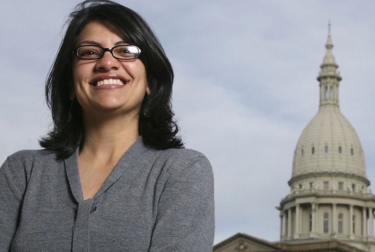le1officiel's tweet photo. Rashida Tlaib, première femme palestinienne et musulmane élue membre du Congrès américain 
@RashidaTlaib
#RashidaTlaib
#RashidaforCongress

https://t.co/d3D2mSPr6R https://t.co/Tw7N9xMSYV