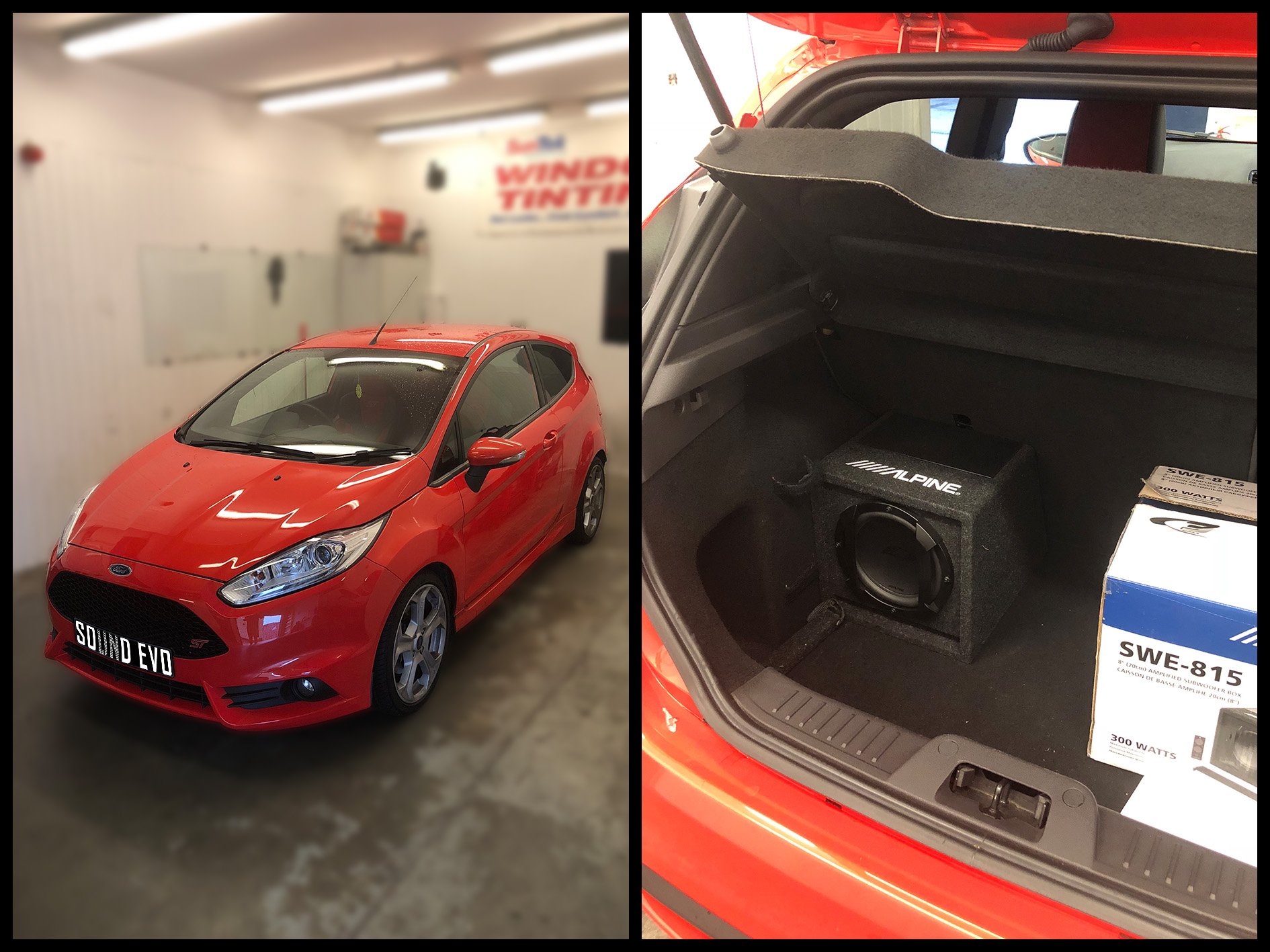 Ford fiesta subwoofer sales