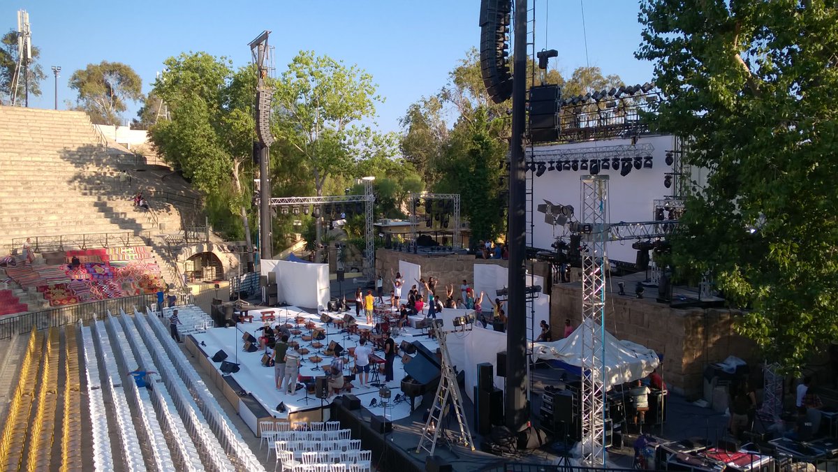 Alejury67500's tweet photo. Théâtre romain de #Carthage, en direct 😊 #répétition #Hadhra 2018 https://t.co/YBfIDO2mIK
