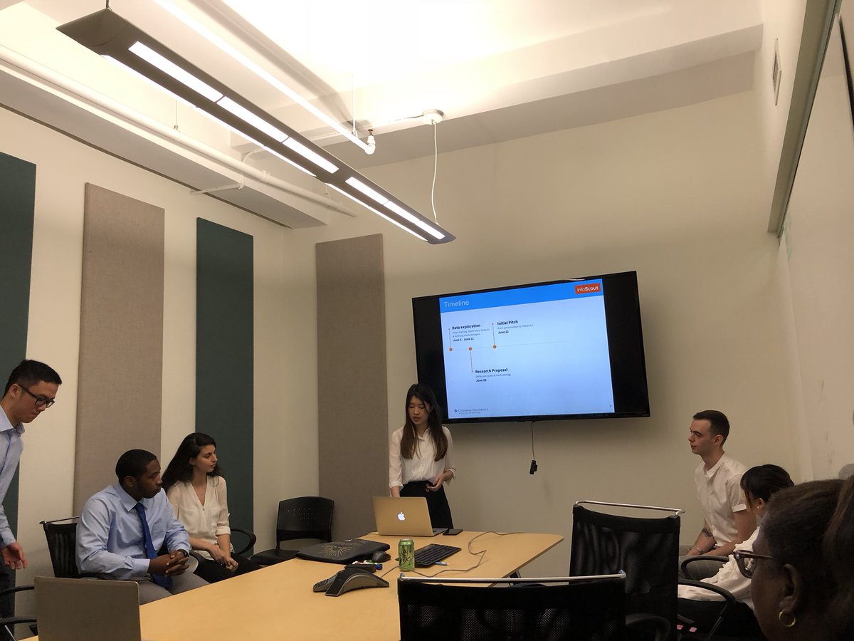 dayhyi's tweet photo. Predicting a person’s @facebook likes. @CU_SPS_ApAn students present their innovative findings to @InfoScout. #WhoRU https://t.co/Ih4Zsj4c1C