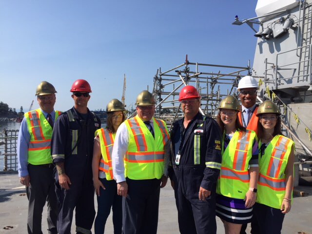 jjcb00's tweet photo. Great visit to our partner @Seaspan in #Victoria today seeing firsthand the progress being made on modernization of @NZNavy HMNZS Te Kaha in #Canada 🇨🇦🇳🇿⚓️ #WeAreLM #NSS https://t.co/MyQWFeayjf