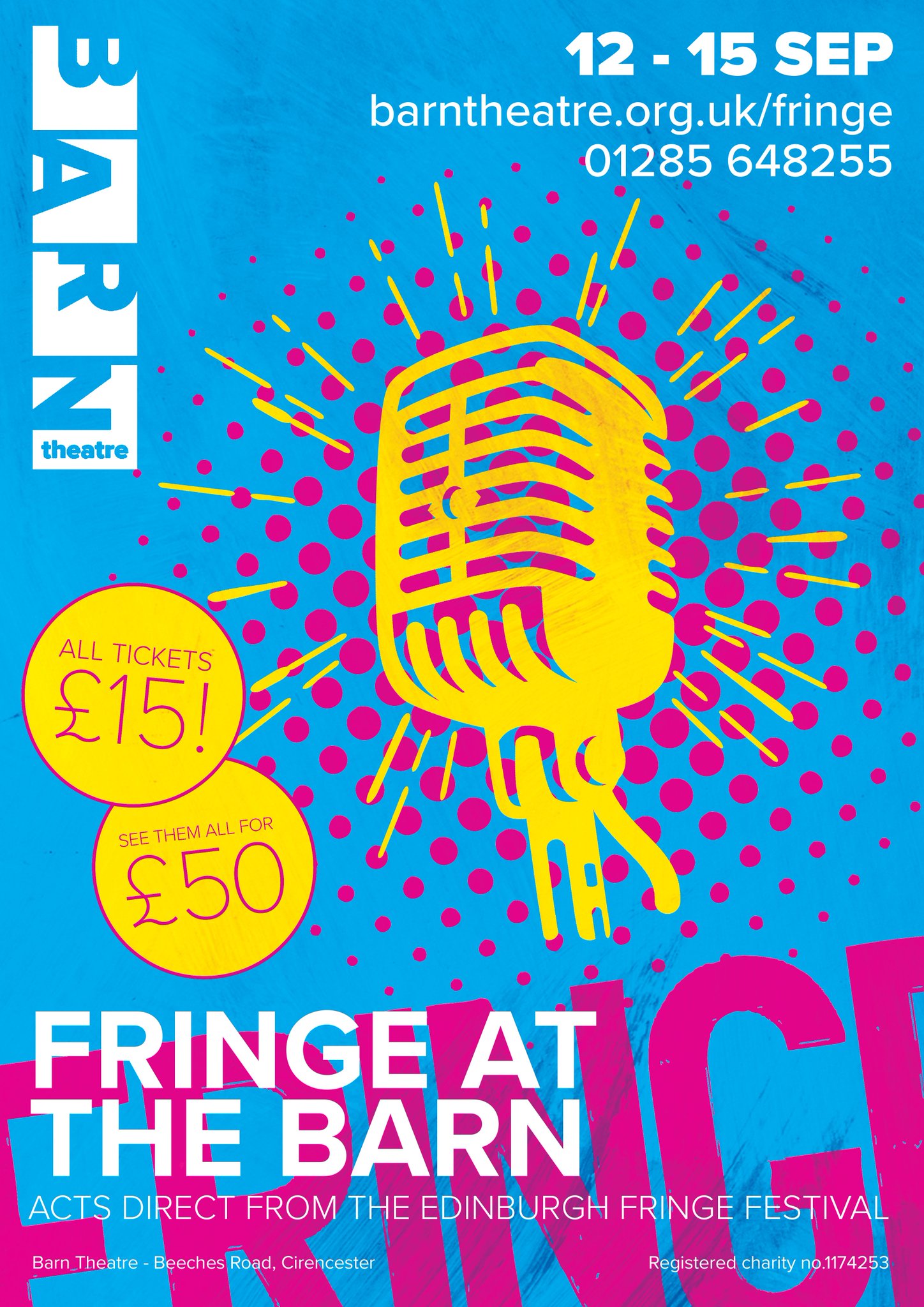 Barn Theatre on Twitter "Introducing FringeAtTheBarn! In our