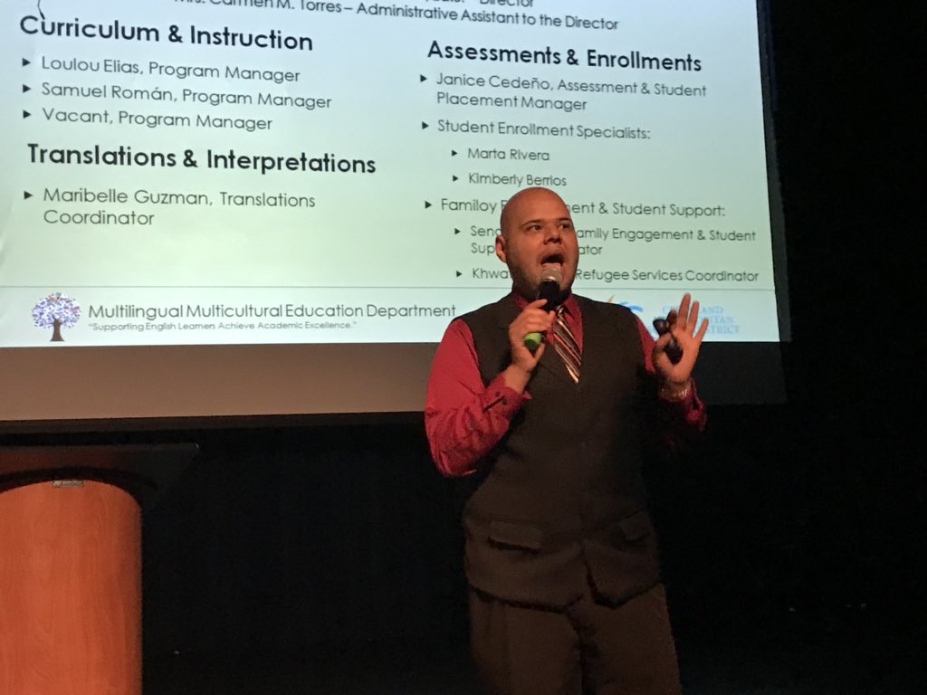 SamRomanCLE's tweet photo. Professional Learning for our Bilingual Instructional Aides! Learning to beat support our English Learners! @MultilingualCLE @EricGordon_CEO @CmsdKaren https://t.co/pmCaaqVjm0