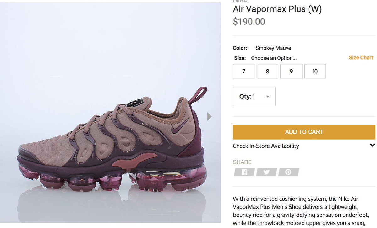 nike air vapormax plus smokey mauve